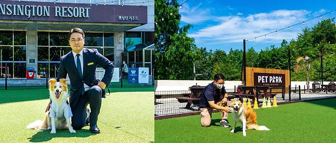 켄싱턴리조트의 변종원 총지배인과 케니. 동료이자, 가장 친한 친구다.