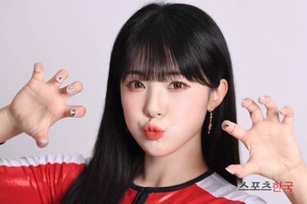 이다혜 치어리더. ⓒ이혜영 기자 lhy@hankooki.com