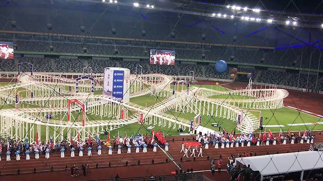 ◇지난 2018년 중국에서 열린 월드 드론 레이싱 챔피언십 대회. 사진제공=한국모형항공협회