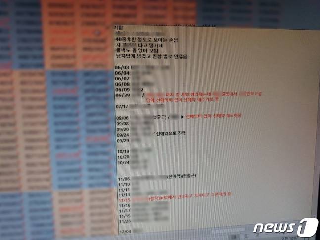 이들은 성매수자들의 휴대전화번호 및 업소 방문일시, 종업원, 금액 등 민감정보를 수집해 데이터베이스(DB)까지 만들어 해당 정보를 동종업체들끼리 공유한 사실도 확인됐다. /사진=뉴스1(수서경찰서 제공)