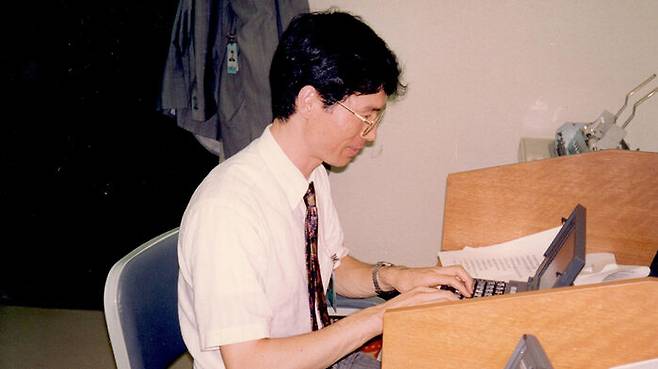 1991년 CBS 정치부 기자 시절