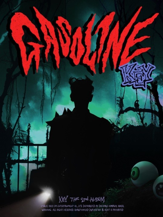 Poster of Key's upcoming full-length album ″Gasoline″ [SM ENTERTAINMENT]
