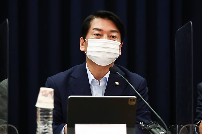 민의힘 안철수 의원이 9일 국회 의원회관에서 열린 청년세대를 위한 연금개혁 민·당·정 토론회에서 발언하고 있다. / 사진 = 국회사진기자단