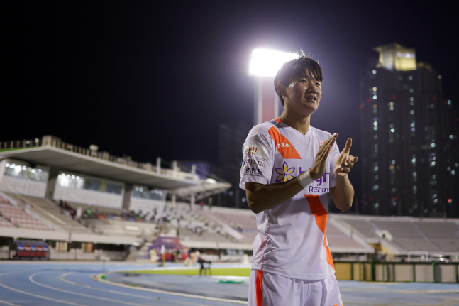 강원의 양현준.제공 | 한국프로축구연맹