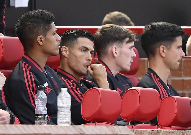 ▲ 호날두(중간) ⓒ연합뉴스/로이터