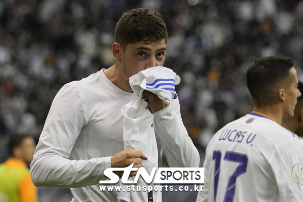 레알 마드리드 미드필더 페데리코 발베르데. 사진|뉴시스/AP