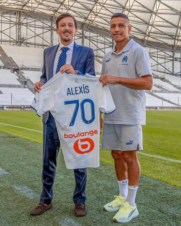 올림피크 드 마르세유는 11일(한국시간) 알렉시스 산체스를 영입을 공식 발표했다. 사진|마르세유 공식 SNS