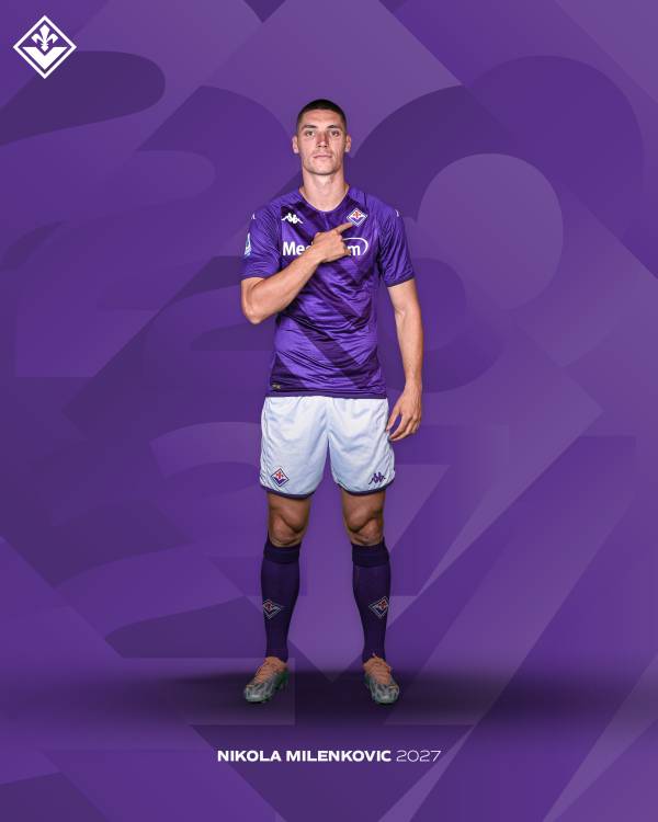 팀과 5년 재계약을 체결한 ACF 피오렌티나 센터백 니콜라 밀렌코비치. 사진|ACF 피오렌티나