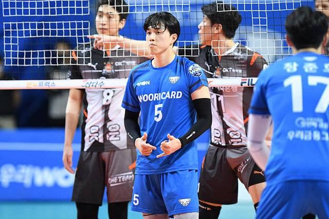 우리카드 김광일. 한국배구연맹(KOVO) 제공