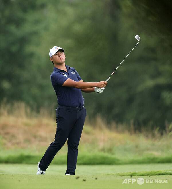 미국프로골프(PGA) 투어 2021-22시즌 플레이오프 1차전 페덱스 세인트주드 챔피언십에 출전한 김시우 프로가 1라운드에서 경기하는 모습이다. 사진제공=ⓒAFPBBNews = News1