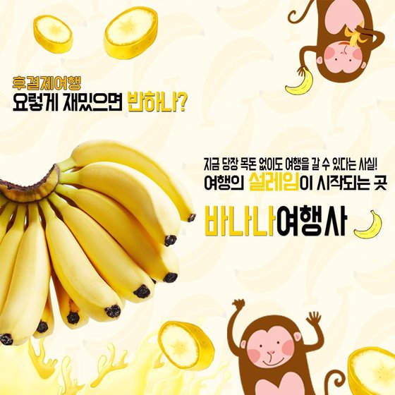 후불제 방식으로 운영하다가 파산한 바나나여행사의 SNS 광고. [사진 바나나여행 SNS]