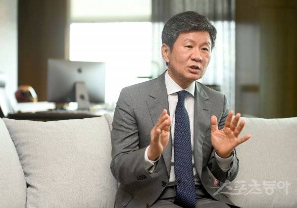 대한축구협회 정몽규 회장. 사진 | 김종원 기자 won@donga.com