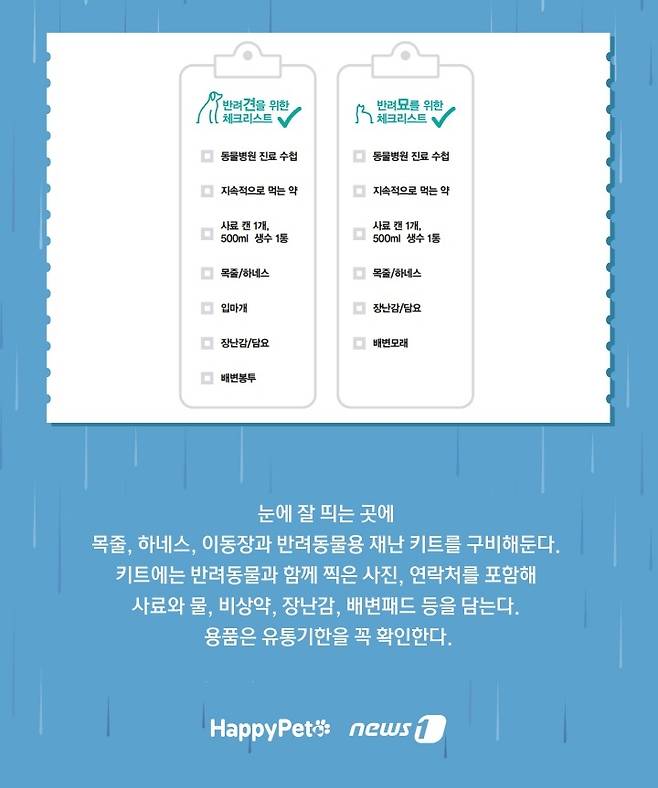 재난 발생 시 반려동물과 대피 방법 ⓒ 뉴스1