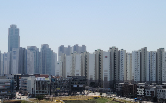 천안시 불당동의 아파트 모습. 사진=윤평호 기자