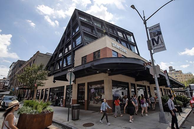 미국 뉴욕 미트패킹 디스트릭트에 위치한 ‘삼성전자837’ 전경. 삼성전자 제공