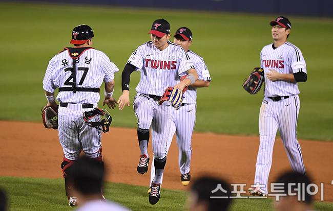 LG 트윈스 선수단 / 사진=방규현 기자