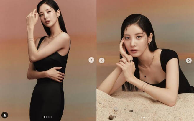 Seohyun posted four photos on his 26th day with his article Fall in love with Tirrir through his instagram.In the open photo, Seohyun wore a black one-piece and wore chic jewelery to create a luxurious image.In another photo, Seahoun put his chin on his chin and stared at the camera with his eyes.The netizens are I fell in love with Seohyun, I love Seohyun, I am so beautiful, I am so beautiful, I am so cool, I am so beautiful, I am so matured.Heel training with wire.Meanwhile, Girls Generation, which Seohyun belongs to, made a full comeback on the 5th with Regular 7th album FOREVER 1 (Forever One).
