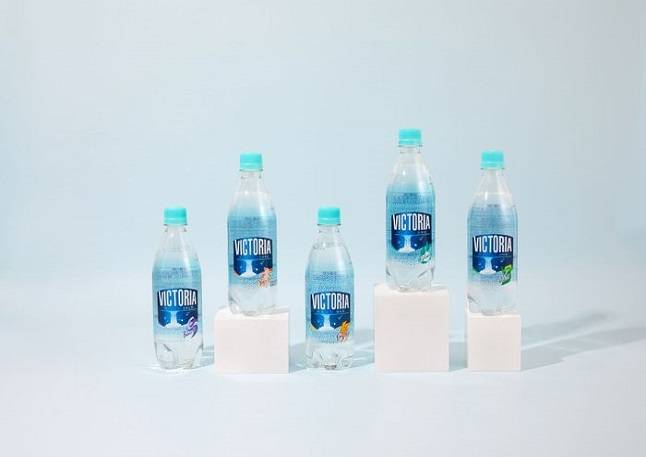 웅진식품의 탄산수 브랜드 빅토리아. /사진제공=웅진식품
