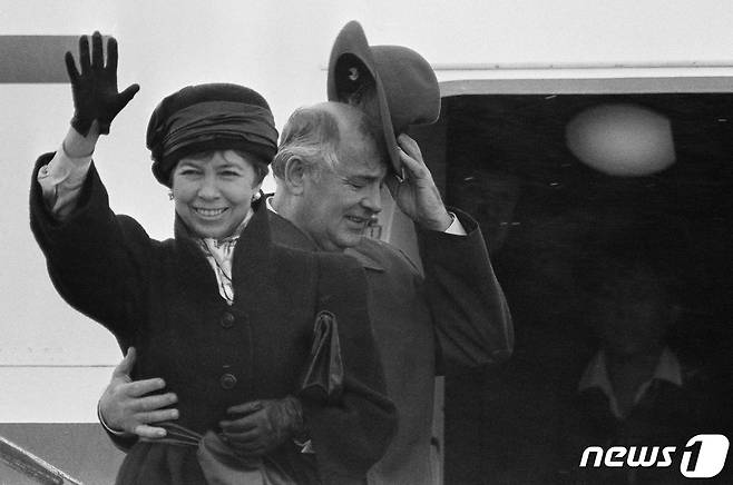 고르바초프의 부인 라이사 여사. 1986년 찍은 사진이다. ⓒ 로이터=뉴스1 ⓒ News1 박형기 기자