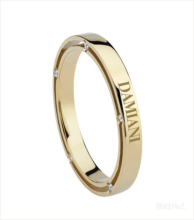 다미아니 디사이드 옐로 골드 다이아몬드 웨딩 밴드 가격 미정 (사진제공 : DAMIANI)