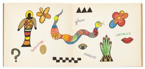 화려한 문양의 드로잉과 조각으로 유명한 니키 드 생팔의 『상처 입은 동물들』은 ‘예술가의 독특한 표현’ 섹션에서 만날 수 있다. ⓒ Niki de Saint Phalle