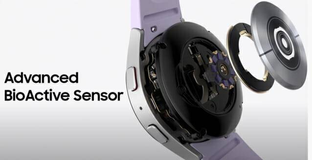 갤럭시워치 바이오액티브 센서(사진=삼성전자 갤럭시 언팩 2022)