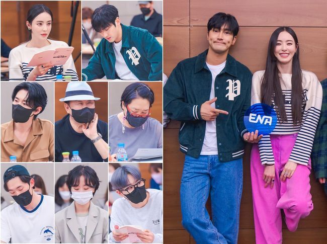 ENAs new Wednesday-Thursday evening drama Love to Ice is a cast release of actors Lee Da-hee - Choi Siwon - Cho Soo-hyang - Park Yeon-woo - Lim Ha-Ryong - Yang Hee-kyung - Min Jin-woong - Noh Susanna - Lee Dae-hwi, Jean Chemie showed an impressive scene of First Script Reading.ENAs new Wednesday-Thursday evening drama Love to Ice (playplaywright Kim Solji/director Choi Kyu-sik/planned KT Studio Gini/production story TV) is a real survival romance in which 20-year-old best friend Summer and Jae-hoon meet unexpectedly with the producer and performer of the Love reality show, and feel unexpected love feelings. ...Choi Gyu-sik, who has excellently portrayed the real life and reality love stories of singles with works such as Kim Solji, who built a unique and dense world view with fresh and attractive character setting through the drama Heading on the Land, Cindrome and Christmas Mart, and Lets do a ceremony 2 and 3, Huhsh PDs coherence is drawing attention.In this regard, the first script reading scene, which proved to be a unique actor and passion of Love to Ice, was released.The reading of the Love to Frozen script was made hot with the appearance of Choi Kyu-sik and Kim Solji, as well as the main actors who will lead the works of Lee Da-hee - Choi Siwon and others gathered together for the first time to share a nice greeting.First, Lee Da-hee took on the role of PD Gusummer, a 10-year-old broadcasting station that is desperate for work and love, and led the atmosphere properly by acting as a real act reminiscent of a real battle as well as the authenticity of not to spit out a word of dialogue throughout reading the script.Choi Siwon, who is a plastic surgeon who has lost interest in work and love, and who has been in the neighborhood of Ban Baek-soo and Park Jae-hoon, caught his attention with his excellent acting ability, which was completely embodied with his tone and expression.Cho Soo-hyang, who failed to attend the script reading due to personal circumstances on the day, is a coarse rivalry with Lee Da-hee and PD Kang Chae-ri, a college motivation and motivation for joining the university.Cho Soo-hyang gives a chewy tension to the drama through the harsh but professional character Kang Chae-ri.Park Yeon-woo has performed as a Love reality show directed by Koo Yeo-reum and star Hunnam chef John Jang, who appears in The Kingdom of Love, with a skillful and free-spirited character as a slick Milldang acting.Lim Ha-Ryong and Yang Hee-kyung then made a strong presence as their father, Yong-sik, and their mother, Yoon Young-hee, who are strong support for their daughters.The actors of the two magistrates who do not need words have played a role as a heavy central axis of the work, radiating the inner space that makes them feel the depth of time even in short lines.Min Jin-woong and Noh Susanna played the roles of Lee Da-hee, Park Jae-hoons high school best friend and couple who run a chicken house, Park Dae-sik and Oh Hye-jin, and made a laugh all the time with their delightful acting.Finally, Idol AB6IX member Lee Dae-hui took on the role of Kim Sang-woo, a reliable right-hand man of the old summer PD, and a supporting actor of the entertainment department.The production company said, The synergy of actors who make a perfect acting sum in the narrative of simple and simple is really great.It was a feast of hot performances so that even the production team said, I am curious about the screen, which will be met on the screen. It is a romantic comedy that can be enjoyed more closely with reality.I would like to ask for your interest and affection because I will visit the house theater in October, said Love Love, which had a special energy from reading the script.On the other hand, ENAs new Wednesday-Thursday Evening drama Love to Frozen will be broadcast first in October.ENA
