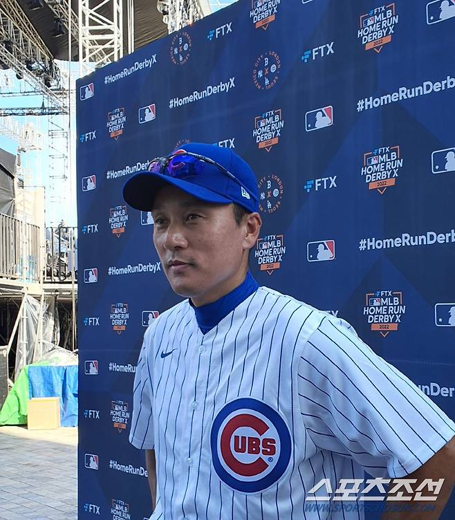 ◇'FTX MLB홈런더비 X 서울'에 참여한 이승엽. 영종도=이승준기자lsj021@sportschosun.com