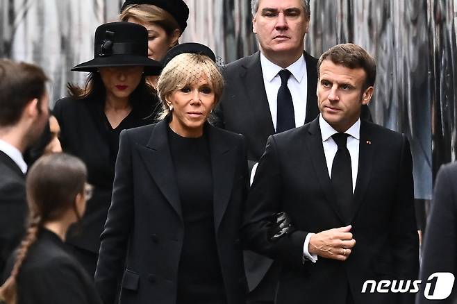 19일 웨스트민스터 사원 영결식에는 검은색 정장 차림을 했지만, 논란은 사그러들지 않고 있다. 2022. 9. 19. ⓒ AFP=뉴스1 ⓒ News1 최서윤 기자