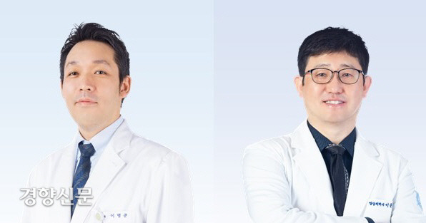 분당서울대병원 영상의학과 이영준 교수(왼쪽)와 이준우 교수