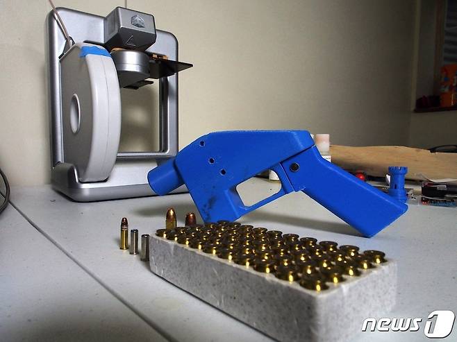 3D 프린터로 제작한 단발 권총의 모습. 2013.07.11/뉴스1 ⓒ AFP=뉴스1 ⓒ News1 김민수 기자