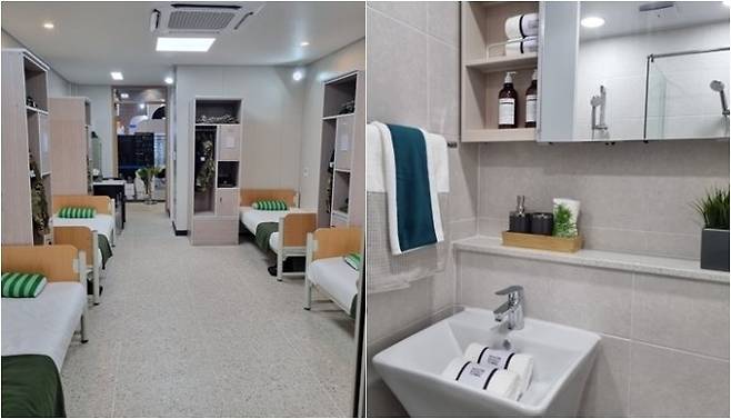 DX코리아에 전시된 병영생활관 모습 /사진=페이스북 페이지 '육군훈련소 대신 전해드립니다'