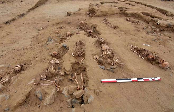 팜파 라 크루즈 고고학 유적지에서 발굴된 어린이 유골. 사진=EPA 연합뉴스