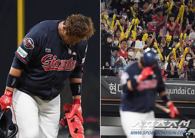 이대호를 향한 KIA 팬의 응원이 아름다웠다. 광주=정재근 기자