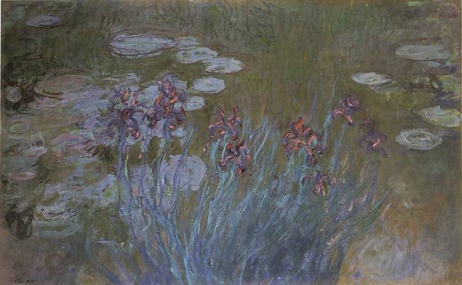 클로드 모네, Irises and Water-lilies