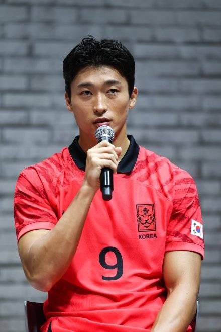 최근 축구대표팀 새 유니폼 모델로 나선 조규성. 사진 나이키코리아