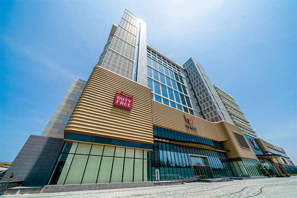 Lotte duty-free store in Da Nang in Vietnam