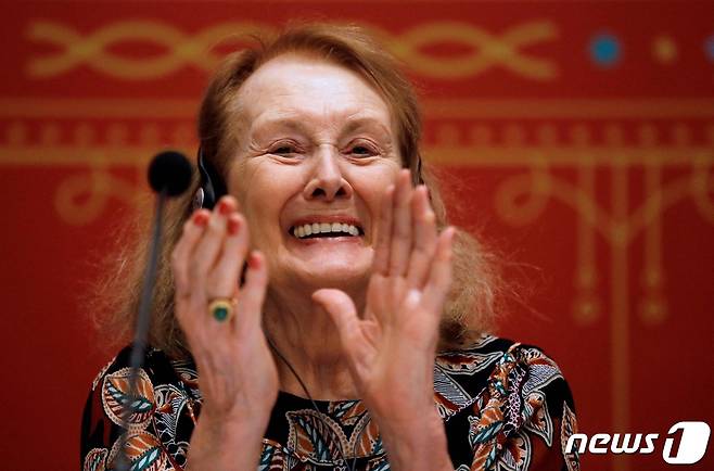 2022년 노벨문학상 수상자 아니 에르고 2019.12.05 ⓒ AFP=뉴스1 ⓒ News1 정윤미 기자