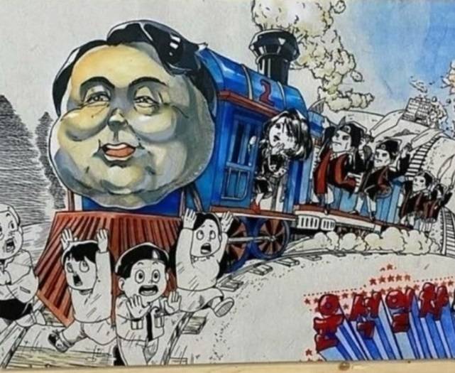 전국학생만화공모전 금상 수상작 윤석열차. 인터넷 커뮤니티 갈무리
