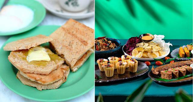 싱가포르 국민 간식 ‘카야 토스트’와 ‘1826 레스토랑 바'의 대표 메뉴. ⓒ1826 레스토랑 바