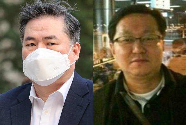 유동규 전 성남도시개발공사 본부장(왼쪽 사진)과 정진상 민주당 대표실 정무조정실장. 연합뉴스, MBC 보도화면 캡처