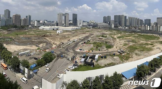 서울 용산 정비창 부지. 2022.7.26/뉴스1 ⓒ News1 구윤성 기자