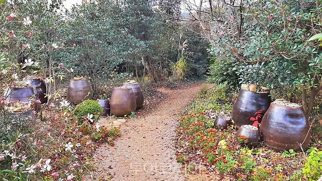 해남 문가든에서 아름다운 자연 풍광 즐기며 산책하며 힐링할 수 있다.