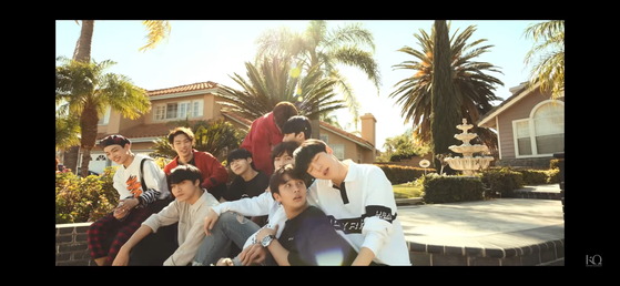 KQ Entertainment's trainees film a reality show and music video in Los Angeles. [KQ ENTERTAINMENT]