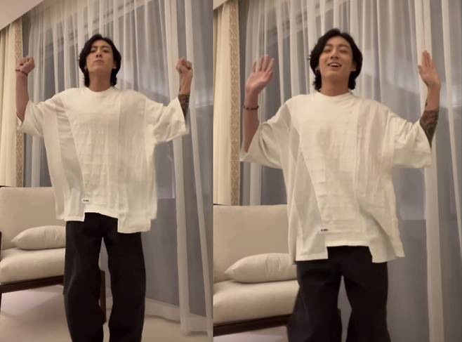 방탄소년단 정국, 능글·잔망美 반전 댄스 '달방' 챌린지