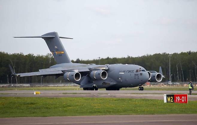 미 공군 다목적 수송기 C-17. 연합뉴스