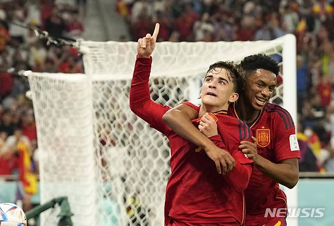 18세110일' 스페인 가비, 월드컵 최연소 득점 역대 3위