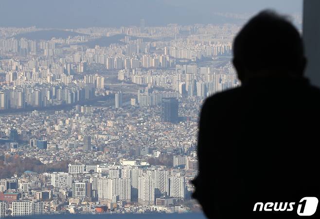 사진은 20일 오후 서울 시내 아파트 단지의 모습. 2022.11.20/뉴스1 ⓒ News1 김진환 기자