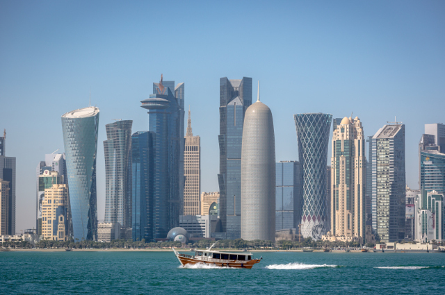 2022 카타르 월드컵이 열리는 중동 카타르 수도 도하의 전경. 게티이미지뱅크