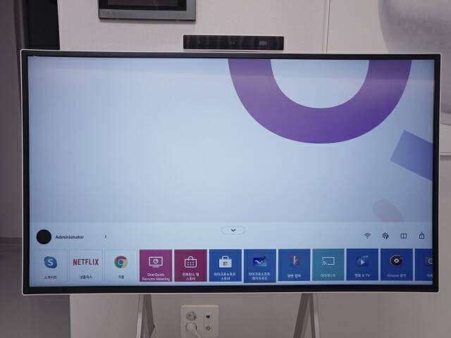 윈퀵은 윈도우 운영체제(OS)를 사용한다. PC 사용법과 동일해 사용법이 익숙하고 간편했다. (사진=지디넷코리아)